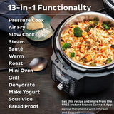 Instant Pot DUO Crisp, 1500W, 6.2L with Ultimate Lid Air Fryer + Multi-Cooker