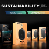Skullcandy Kilo Wireless Bluetooth Speaker Bundle - (2) IPX7 Waterproof Mini Bluetooth Speakers with 24 Hour Battery, Downward Firing Passive Radiators, and True Wireless Pairing - With Pouch