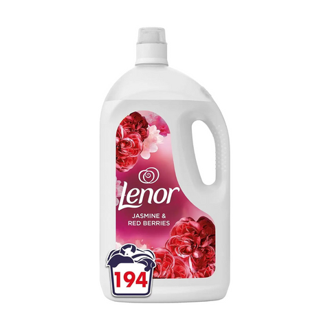 Lenor Wellbeing Collection Jasmine & Red Berries Bursts Of Freshness Conditioner (3.88L - 194 Washes)