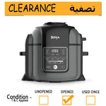Ninja Foodi MAX Multi-Cooker [OP450UK], 7-in-1, 7.5L, Electric Pressure Cooker and Air Fryer, Grey and Black-CLEARANCE