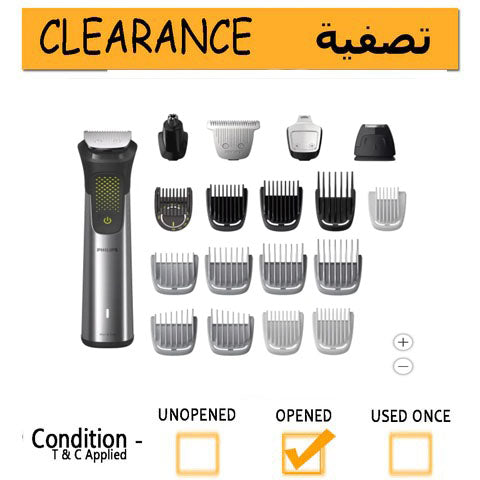 Philips Series 9000 All-In-One Trimmer - 22 piece Men's Grooming Kit w/ Travel pouch-Clearance