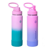 ThermoFlask Double-Wall Vacuum Insulated Stainless Steel Water Bottles, 710 mL- Set  2