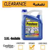 Prestone Concentrate Screenwash - 3.8 Litre, Available -CLEARANCE