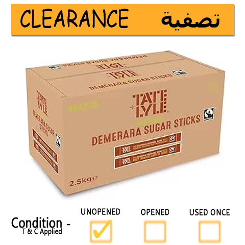 Demerera Fair Trade Brown Sugar Sticks - clearance