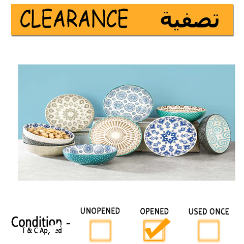 Signature Housewares Set of Stoneware Bowls, 7-piece - Clearance
