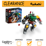 LEGO 75369 Star Wars Boba Fett Mech, Buildable Action Figure Toy with Stud-Shooting Blaster and Jetpack with Flick Shooter, Collectible Set for Kids