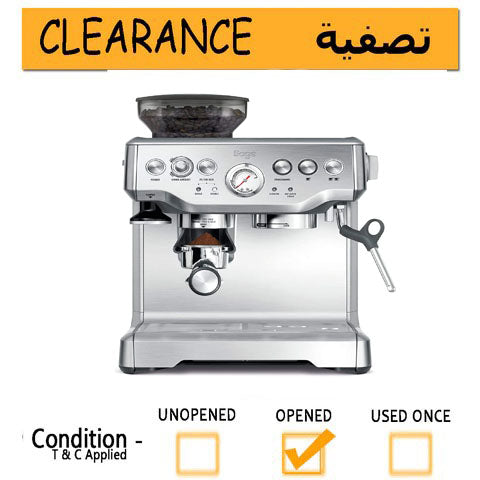 Sage BES875BSS the Barista Express Espresso coffee Machine