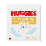 Huggies Extra Care Sensitive Baby Wipes, 384 Count (8 Packs x 48)