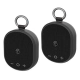 Skullcandy Kilo Wireless Bluetooth Speaker Bundle - (2) IPX7 Waterproof Mini Bluetooth Speakers with 24 Hour Battery, Downward Firing Passive Radiators, and True Wireless Pairing - With Pouch