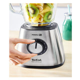 Tefal BL439D Blendforce 2 Blender | 800 W | Powerful Mixing | 5 Speeds | Pulse Function | 6 Powelix Knives | Stainless Steel Body | 1.75 L Thermal Glass Container | Ice Crusher | Stainless Steel