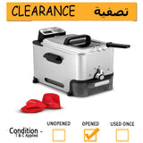 Tefal Oleoclean Pro Deep Fryer FR8058G0, 3.5L Oil Capacity & 1.2Kg Food Capacity (Grey & Black)-CLEARANCE