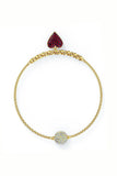 SWAROVSKI Remix Heart Strand Bracelet - 18cm - Gold-tone Plated #5517641