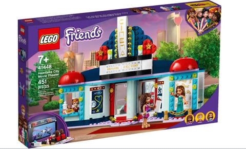 Lego friends 41448 heartlake city movie theater building set- 451 pcs