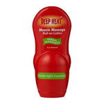 Deep Heat Muscle Massage Roll-On Lotion Herbal Fragrance (50 ml).