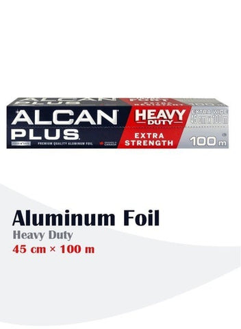 Alcan Heavy Duty Aluminium Foil (45 cm x 100 M), 1 Count