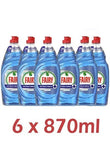 Fairy Antibacterial Washing Up Liquid 6x870ml, 24 hours protection bacteria