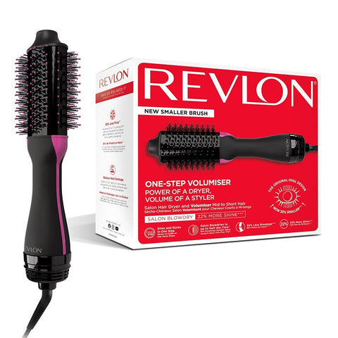 REVLON Salon One-Step Hair Dryer And Volumiser For Medium To Short Hair, RVDR528UKE - NEW SMALLER BRUSH