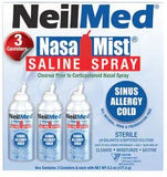 NeilMed Nasa Mist Saline Spray, 3 x 177 mL