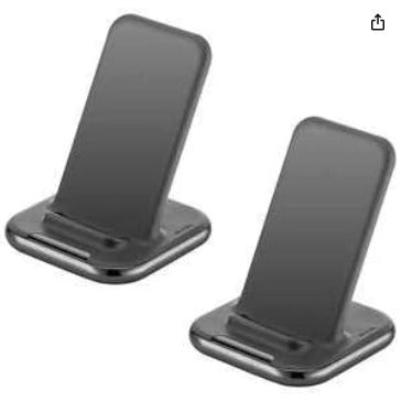 Ubio Labs Wireless Charging Stand for Mobile Phones- twin pack