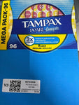 Tampax Pearl Compak Regular Tampons Mega Pack 4x24s
