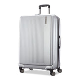 Samsonite Amplitude Large Hardside Suitcase in Silver with TSA Lock, Expandable & 112L Capacity, 360° Spinner