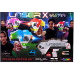 ULTRA 4 Player Blaster Laser Toy Game | range 300 ft / 90m | Batteries Included