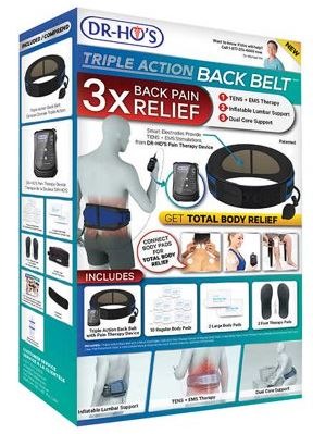 Dr. Hos Total Body Relief Triple Action Back Belt