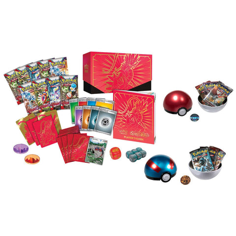 Pokemon Koraidon Elite Trainer Box + Poke Ball + Luxury Ball (English)  Koraidon Red