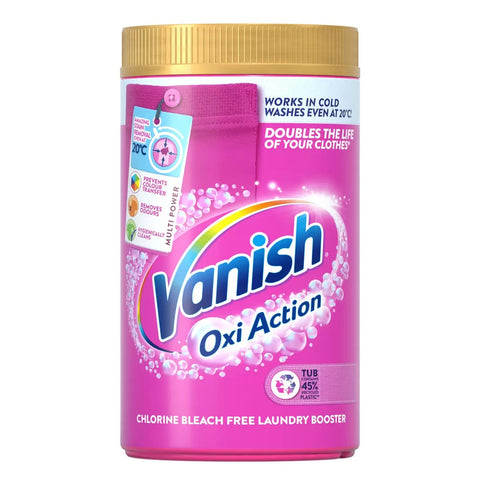Vanish Gold Oxi Action Powder Fabric Stain Remover, 1.9kg