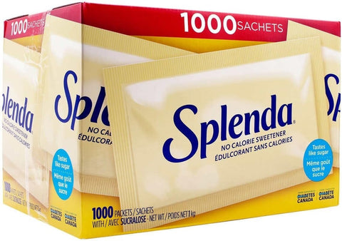 Splenda No calorie Sweetener box of 1000 sachets(ideal for the whole family)
