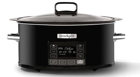 Crockpot CSC093 TimeSelect Digital Slow Cooker Black 5.6L