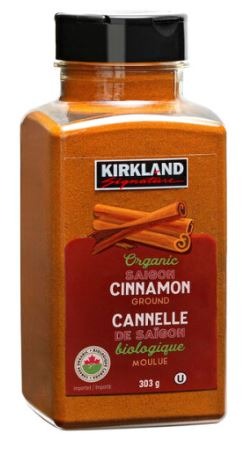Kirkland Organic Ground Saigon Cinnamon 303g Pack