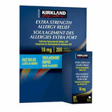 Kirkland Signature Allergy Relief Extra Strength10 mg, 200 Tablets