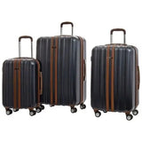 Samsonite Spectacular 3-Piece Hard Side Expandable Luggage Set - Navy/Brown