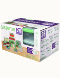 Sistema Food Storage Container Set, 28-pieces