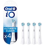 Oral-B iO Ultimate Clean Replacement Toothbrush Heads, Pack of 4