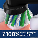 Oral-B Pro Cross Action Replacement Brush Heads For Oral-B Electric Toothbrushes, Angled Bristles For Effective Plaque Removal, Compatible With Most Oral-B Rechargeable Handles - Pack Of 10