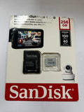 SanDisk High Endurance MicroSDHC Card with Adapter SDK-SDSQQNR-256G- GN6IA- CLEARANCE