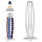 Nespresso Coffee Capsule Stand - Non Rotating 40 Pod Holder.