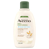 Aveeno Daily Moisturizing Yogurt Body Wash, Vanilla Scented Body Cleanser for Sensitive Dry Skin- 300ml