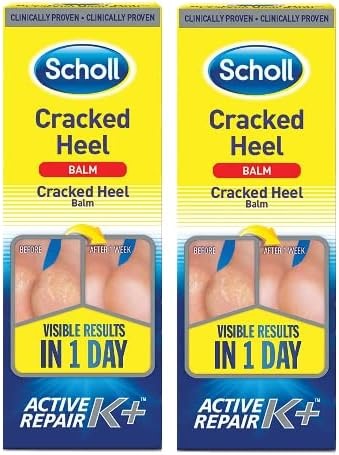 Scholl Cracked Heel Repair Cream ,Visible Results in 3 Days (2 x 60ml). - Shoppers-kart.com