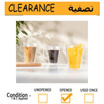 Bodum Canteen Double Wall Mugs, 3 Piece Set (400ml, Double Wall Glass, Clear)-- Clearance