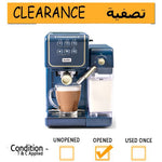 BREVILLE One-Touch CoffeeHouse II VCF148 1470W 19 bar Coffee Machine - Navy- Clearance