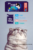 Felix As Good As It Looks Cat Food Ocean Feasts 40 x 100g