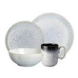 Denby Halo Speckle 16 Piece Stoneware Dinnerware Set