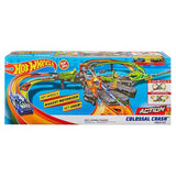 Hot Wheels Colossal Speed Crash Motorized Track Set - 13+ Years