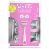 Gillette Venus Sensitive Plus Disposable Razor, 15 Count