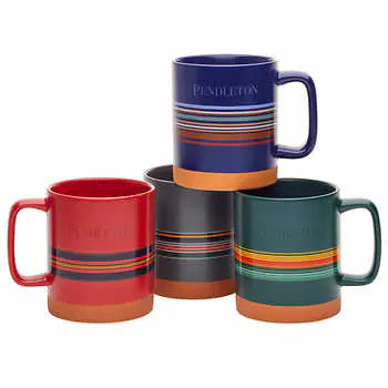 Pendleton 533ml (18Oz) Collectable Mugs Pack Of 4