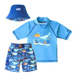 UV SKINZ Boys 3 Piece Swim Set- Blue