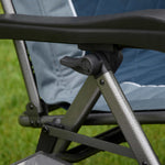Timber Ridge Zero Gravity Folding Lounger with Side Table